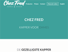 Tablet Screenshot of chezfred.nl